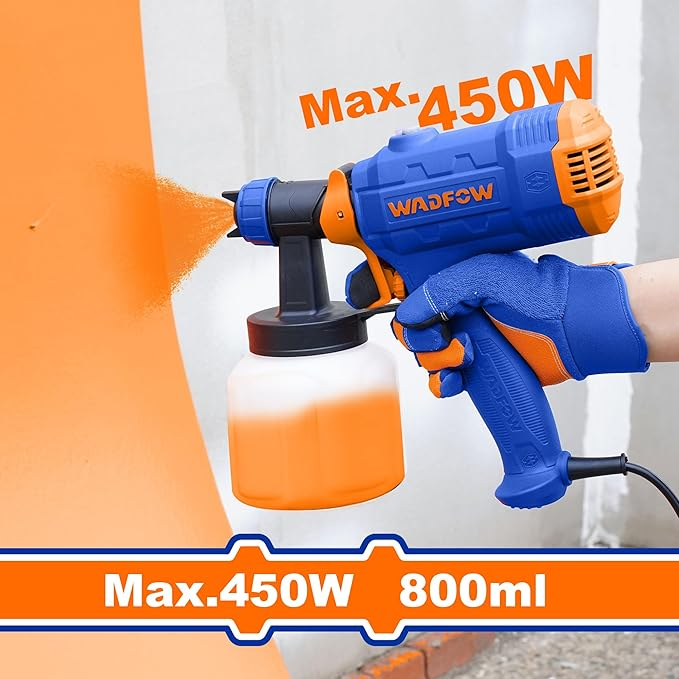 WADFOW Paint Spray Machine – 800ml ✅ for Wood, Metal & Walls - Image 4
