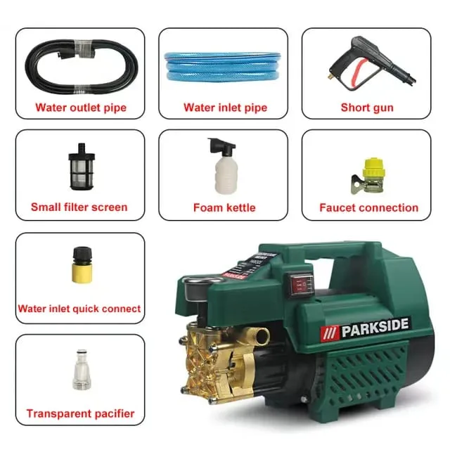 Parkside Pressure Washer 210BAR–Fast Cleaning for Car & Home - Image 2
