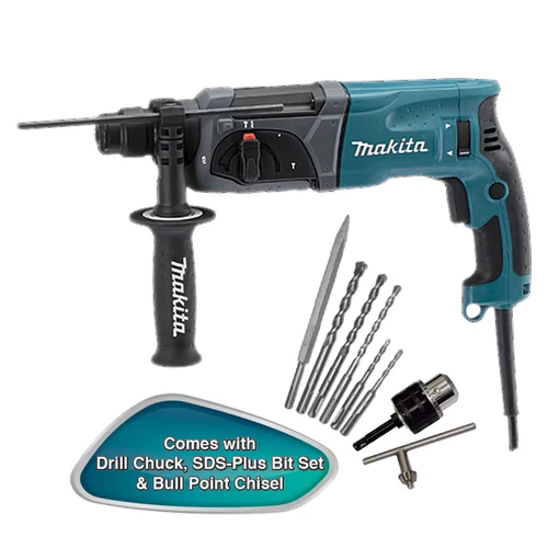 Makita Rotary Hammer Drill – 780W Power, 24mm Capacity, 3-Mode Operation, 100% Copper Motor - Image 2